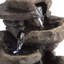 Outdoor Rock Fountain with Lights