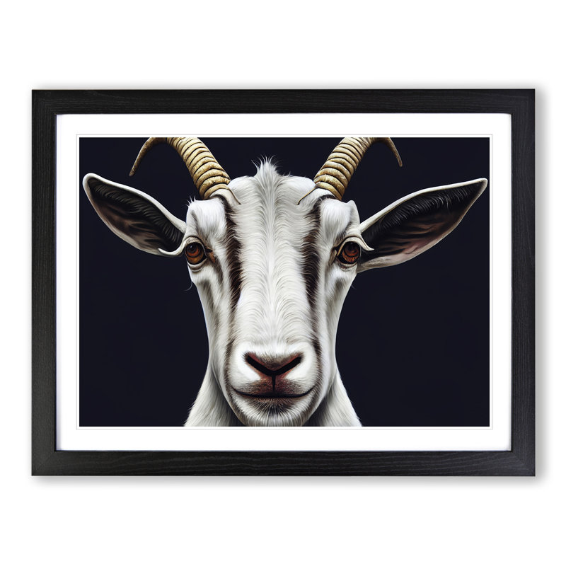 Goat Portrait Vol.2 - Framed Print