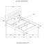 Ensemble de chambre configurable avec lit plateforme tapissier Marleena-87773146-87773147
