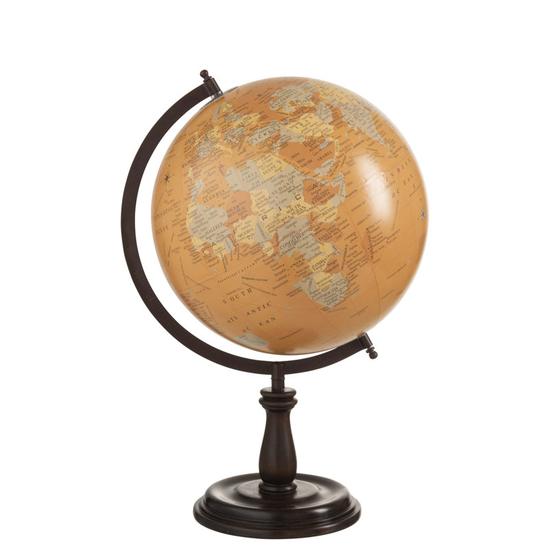 Tabletop Globe, 52cm H x 33cm W x 30cm D