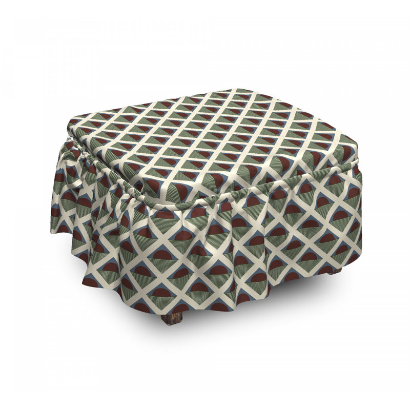 Housse pour repose-pieds demi-cercle pop art