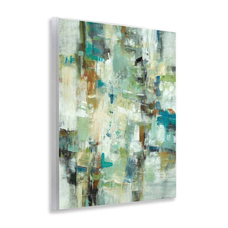 «Restless Green Abstraction» par Lisa Ridgers