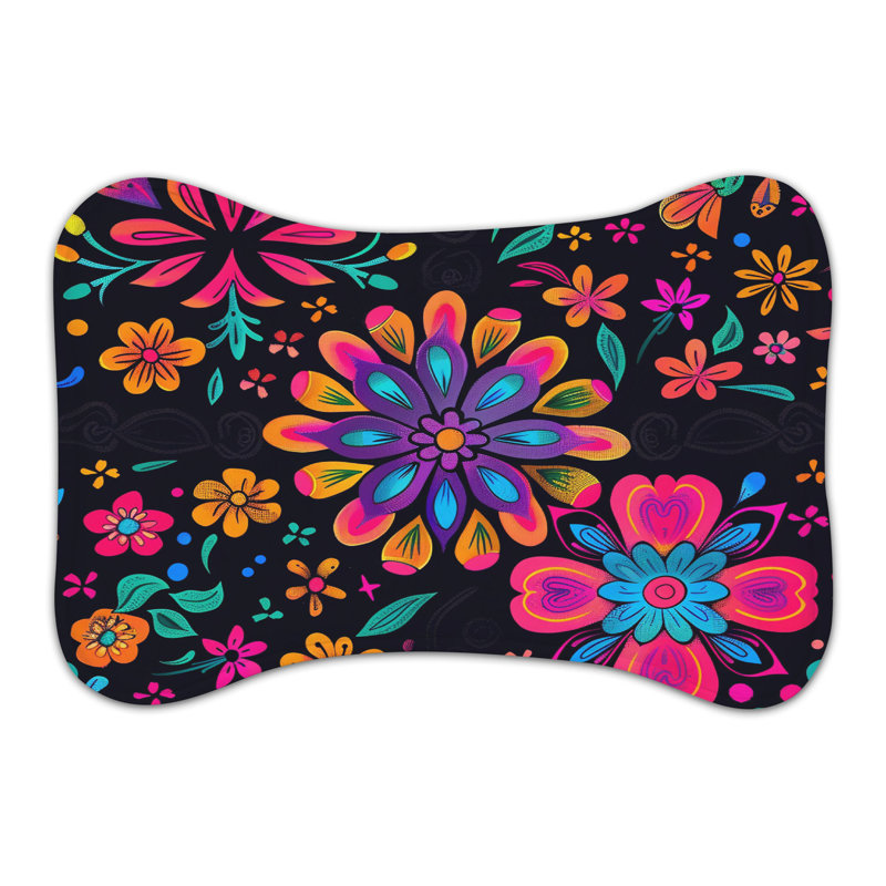 Tapis mexicain en forme d'os 1 pièce, Grand (14 po)