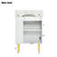 Armoire de salle de bain fonctionnelle avec rangement, idéale pour organiser les essentiels de la salle de bain et améliorer l'espace utilitaire