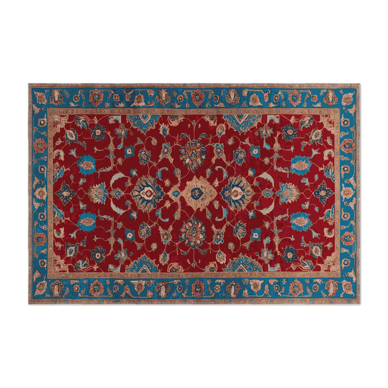 Tapis d'intérieur et d'extérieur Tabriz, Rectangle 5 pi x 7 pi