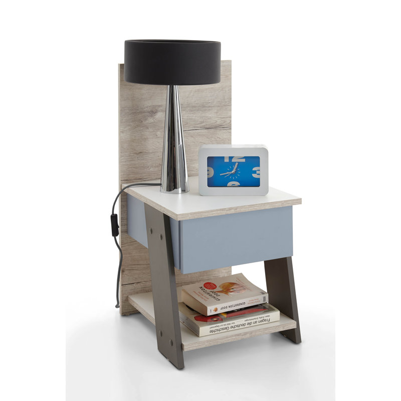 Cothran 69.5cm W Manufactured Wood Bedside Table