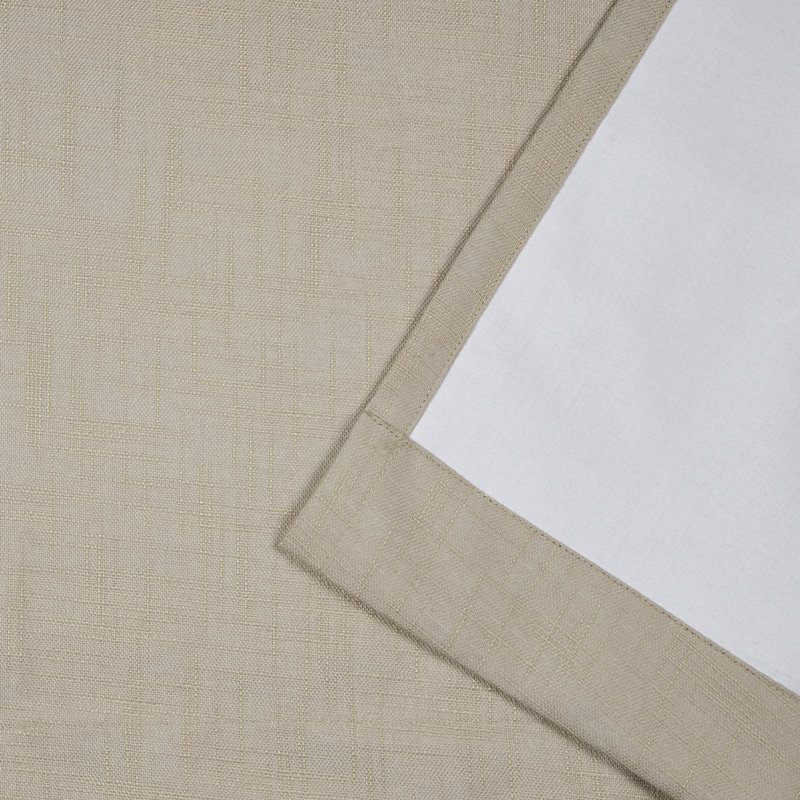Leavens Max Blackout Curtain Pair, 52" W x 84" L, Beige