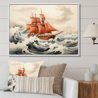 «Master red» sur toile