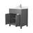 Beckett 30" Freestanding Single Bathroom Vanity with Cultured Marble Top-61870898-61870903-61870902