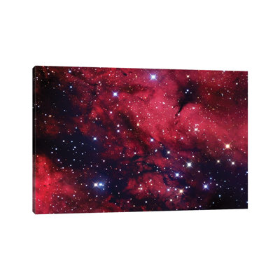 Butterfly Nebula (IC 1318) In Cygnus Mosaic by Robert Gendler - Wrapped Canvas Print