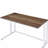 Writing Desk, Walnut & White with USB Port-1487980260