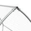 Cage à poulet en acier galvanisé 41,3 po x 71,7 po argent-698073993