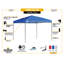 Auvent escamotable d'extérieur à pieds droits 100 pi² 10 pi x 10 po Quik Shade Tech, gris