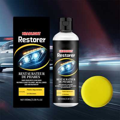 Night Light 100ml Car Headlights Maintenance Liquid Lamp Oxidation Cleaning Nursing Liquid