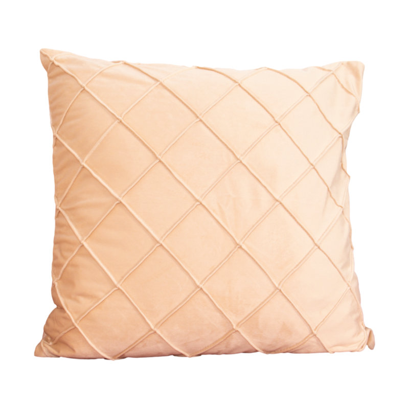 Aagand Geometric Square Cushion Cover, Beige