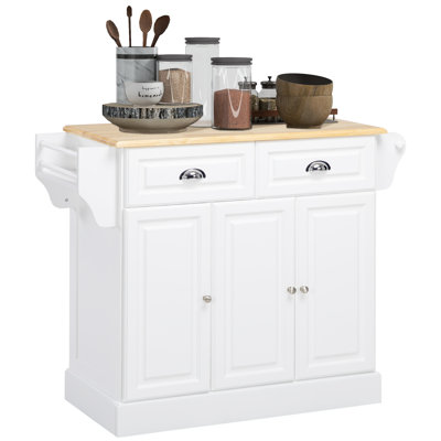 Royst 110 cm W Kitchen Cart with