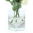Hydrangea Floral Arrangement in Glass Vase