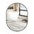 Metal Framed Oval Wall Mirror-702286476