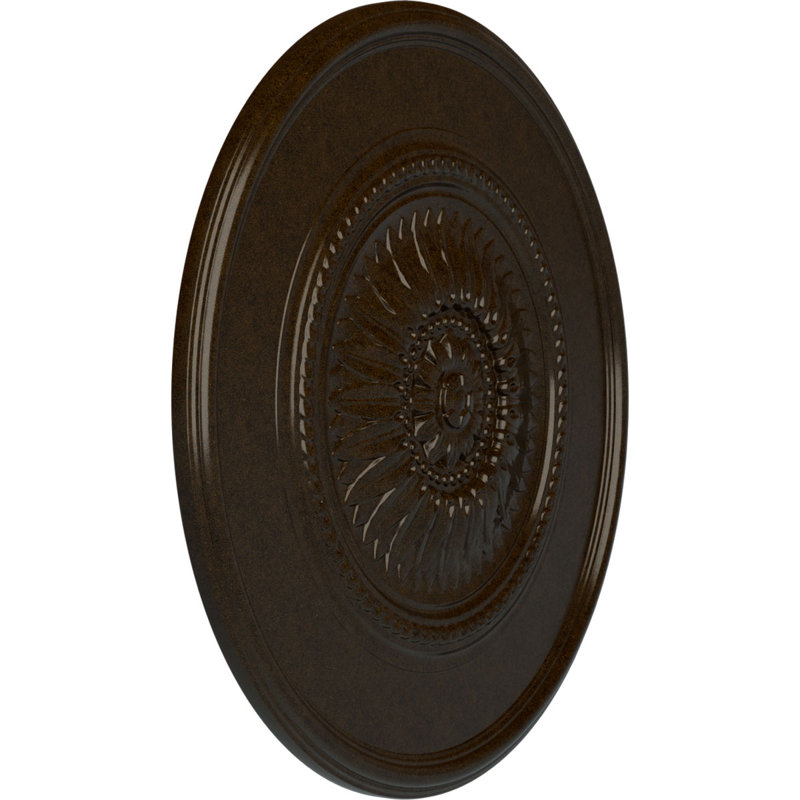 Médaillon Endurathane Wigan pour plafond, DO 29 3/4 po x P 1 1/2 po, Bronze
