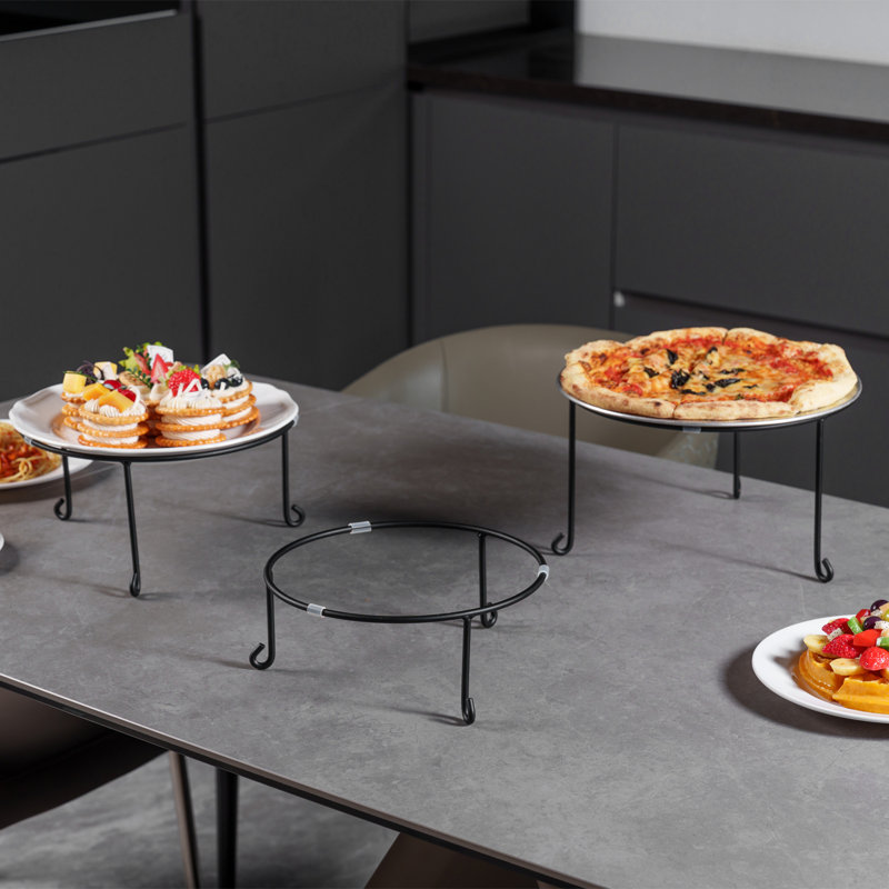 Porte-assiettes à pizza 3 pièces Erentraud