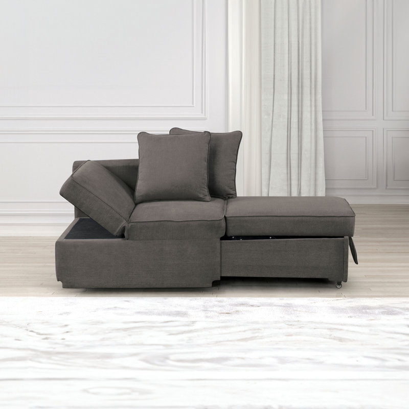 Fauteuil convertible Bohdalec, Gris
