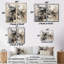«Gray World Inner Worlds of Marble III», art mural moderne sur toile-800449548-800449587-800449586