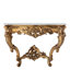 Rococo 49.21'' W Marble Console Table