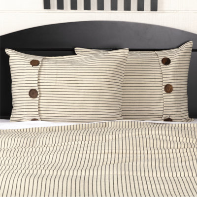Taie décorative Katie's Vintage Stripe 27L x 21W