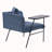 Lounge Relaxing Chair with Small Table and Back Pillow-1431990875
