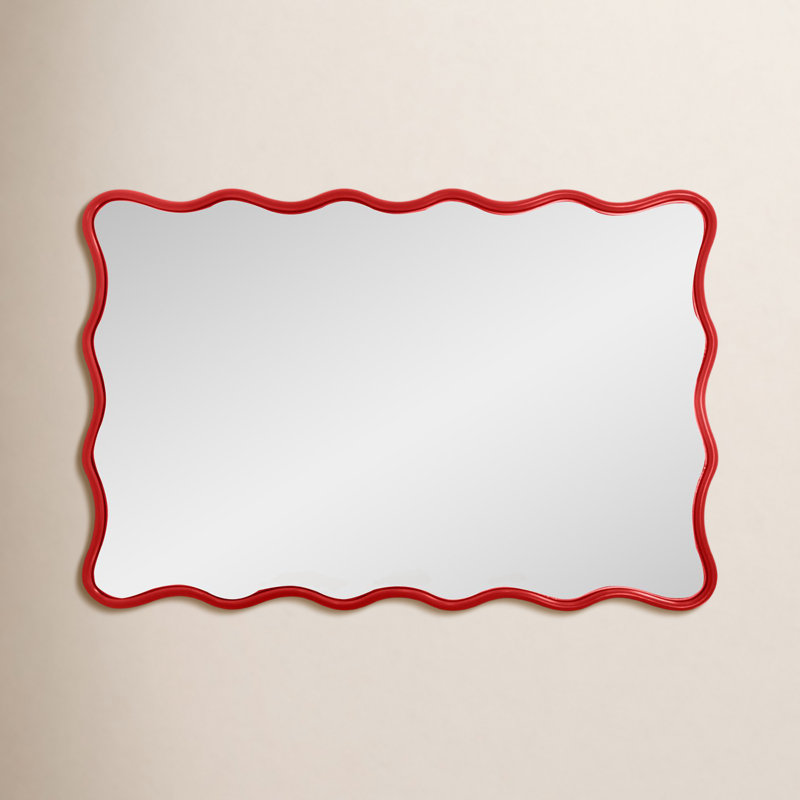 Miroir mural Angelo, Rouge