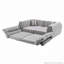 Canapé tissé à compression en chenille rayée, canapé compact à rangée droite avec éponge haute densité, canapé économiseur d'espace requis sans assemblage pour salon, appartement, bureau-129595788