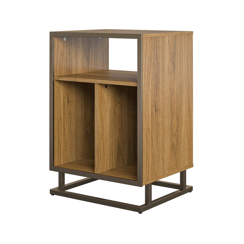 Kaicey Frame End Table, Walnut
