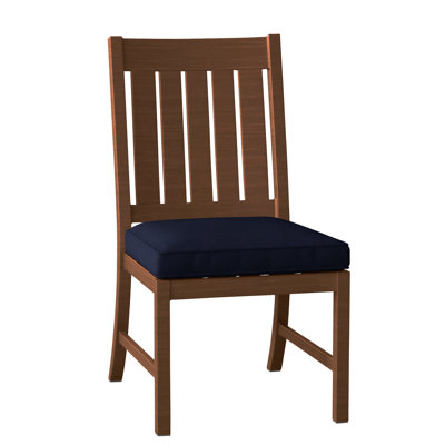 Club Patio Dining Side Chair with Cushions