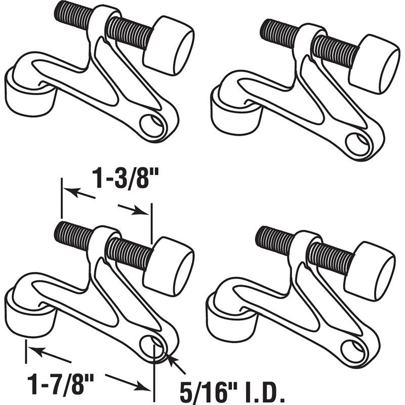 Prime-Line Zinc Hinge Pin Stop