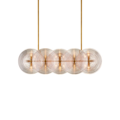 Whirlwind 10 Light Rectangular Chandelier