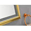 Miroir de salle de bain 48 "x 30" à DEL avec cadre en aluminium, miroir de meuble-lavabo mural, anti-buée, mémoire, 3 couleurs, réglable en continu
