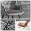 Fauteuil à oreilles et repose-pieds capitonnés-1653288150