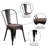 Kewaunee Metal Stackable Chair with Wood Seat-1921678920