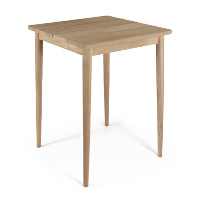 Calixto Outdoor Square Teak Bistro Table