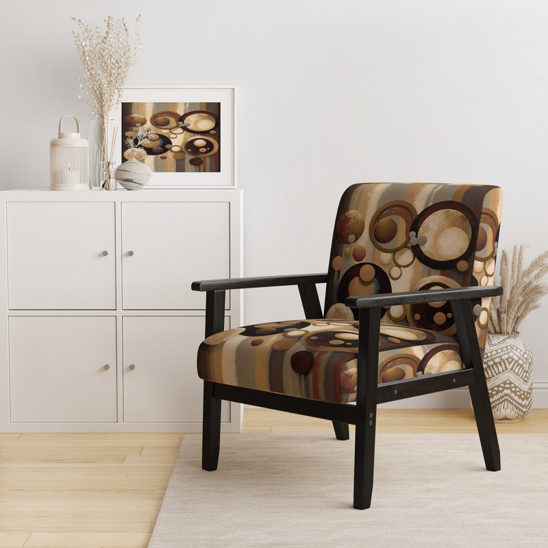 Fauteuil rembourré moderne Aged Barrel Universes VI