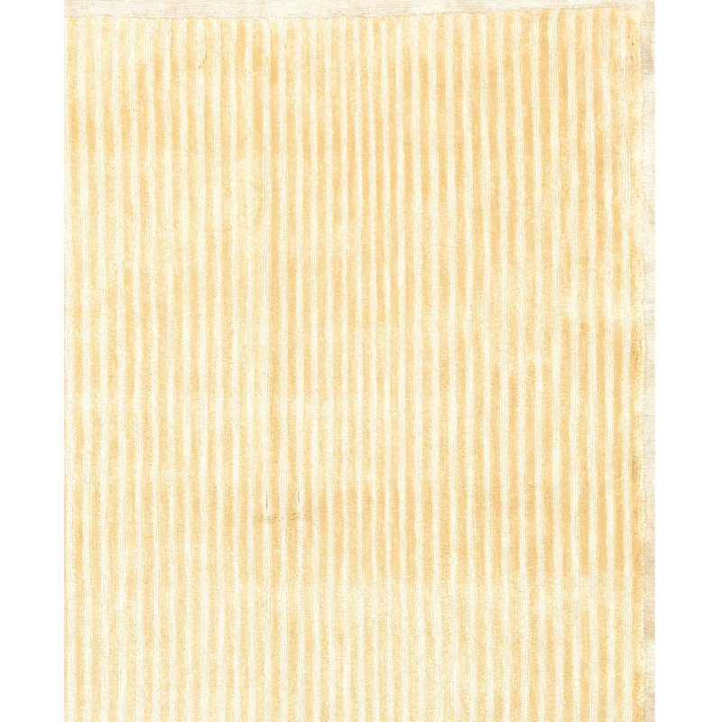 Modern Wool Area Rug in Ivory