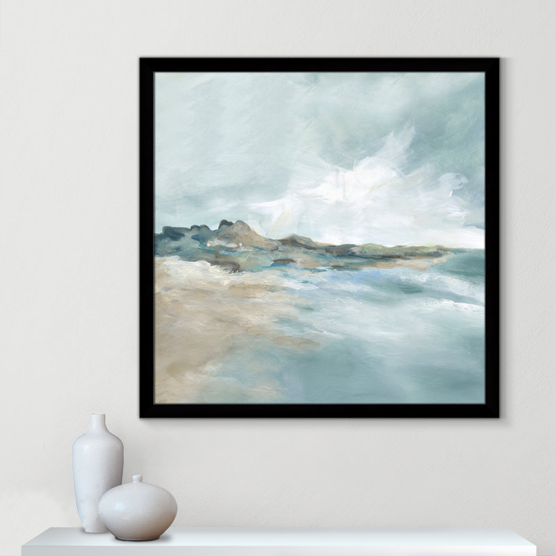 Imprimé Sandpoint par Carol Robinson, Impression encadrée noire sans passe-partout, H 37,5 po x l 37,5 po x P 1,25 po