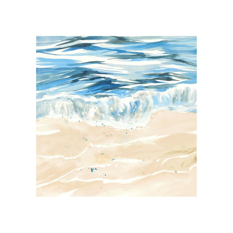 Waves Crashing I Print by Barclay Butera, Image Brush Gel, 24" H x 24" W