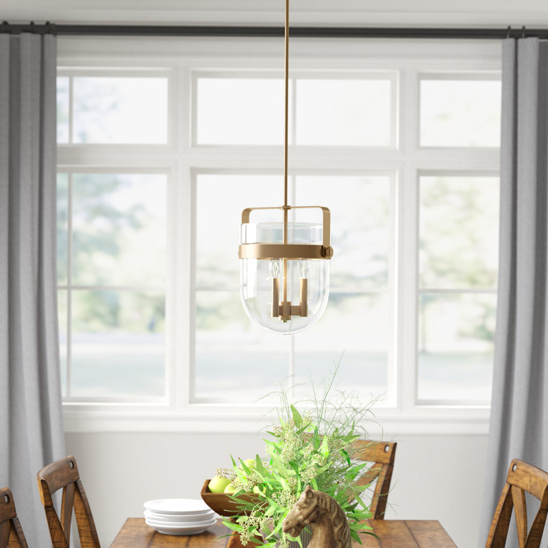  3 - Light Urn Pendant, Alturas Gold