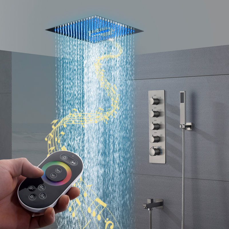 Pressure-Balanced (Temperature And Volume) All-In-One Kit with Rough in-Valve