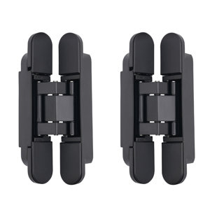 5.9" H x 2.51" W Pair Invisible Door Hinges (Set of 2)