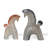 Picture Color Horse Ceramic Decorative Object