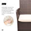 Menifee 2 Seater Rattan Conversation Set-40050431