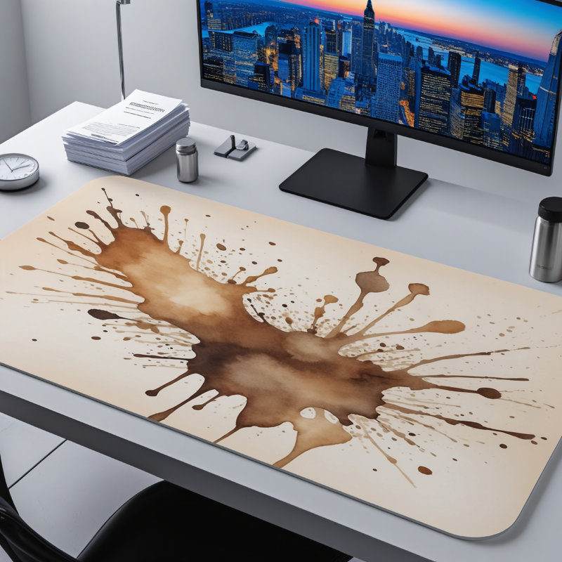Polyester Desk Pad, 31.5x15.5