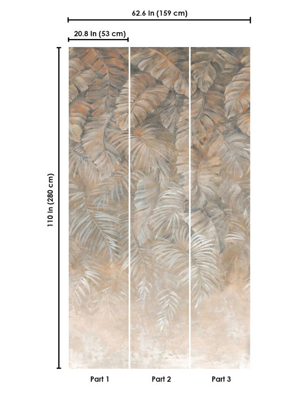 Papier peint floral Ameeria